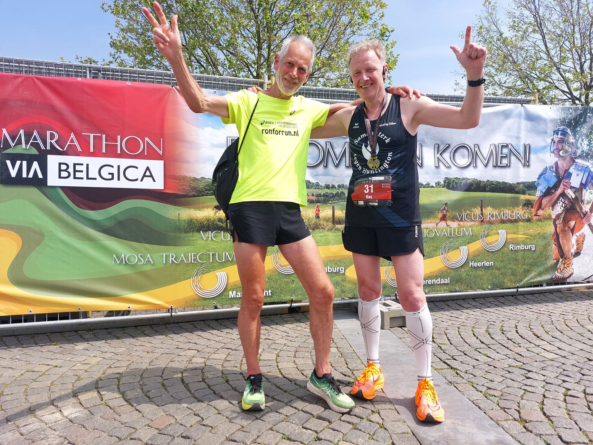 CTH op zijn Romeins in zware Marathon Via Belgica!
