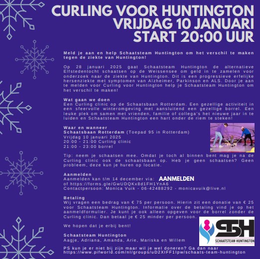 Curling for Huntington! 